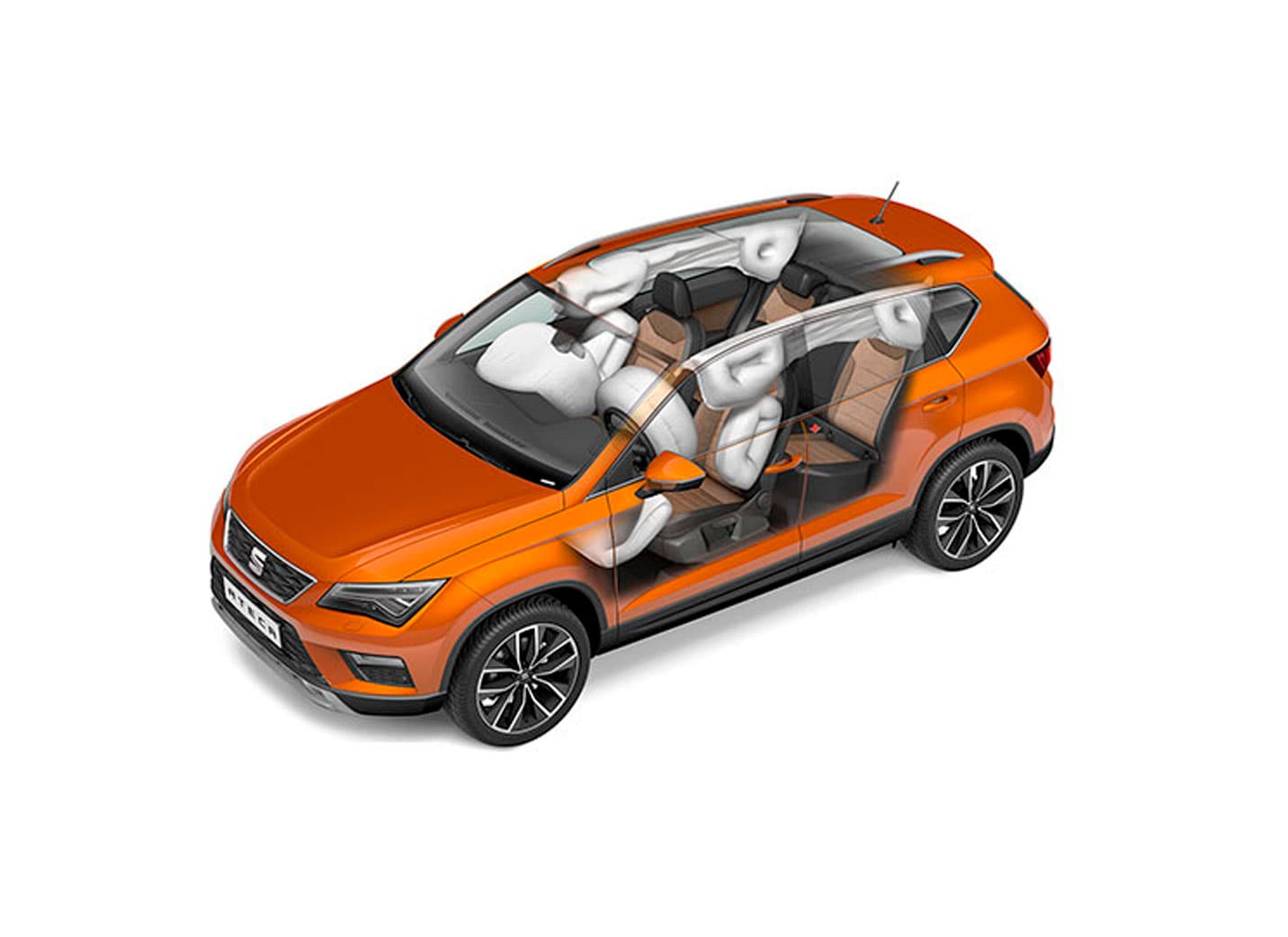 SEAT Ateca seguridad con sistema de Bolsas de Aire