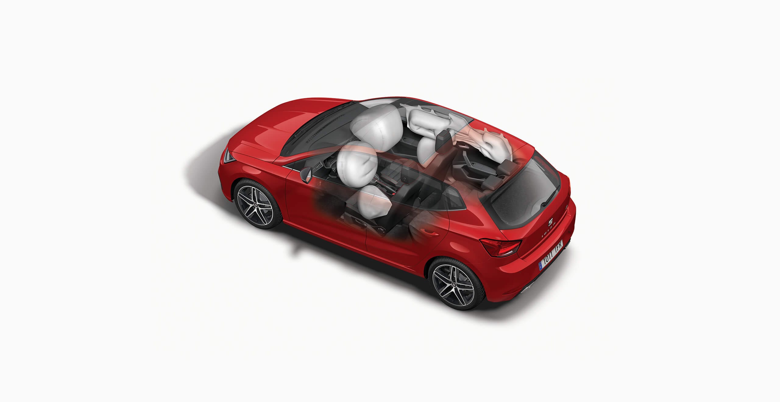 SEAT Ibiza diagrama de bolsas de aire