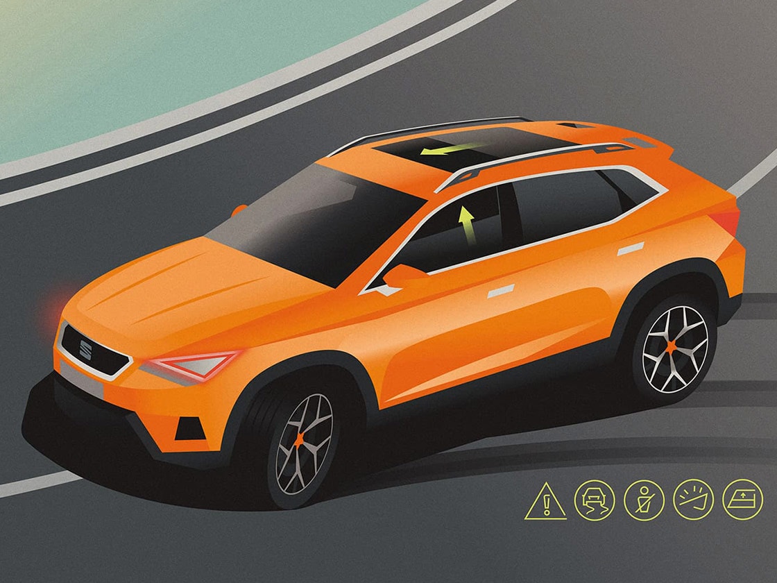 SEAT León con ABS