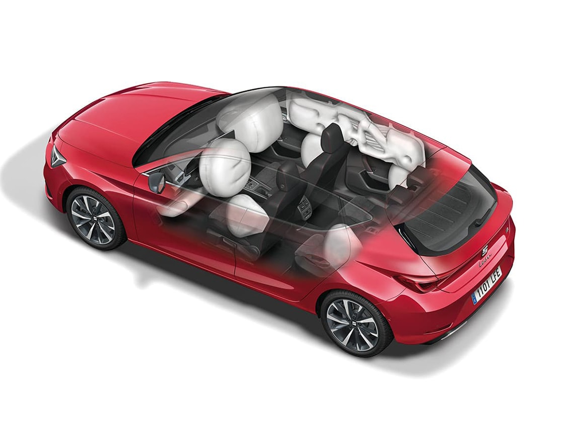 SEAT León con 6 bosas de aire
