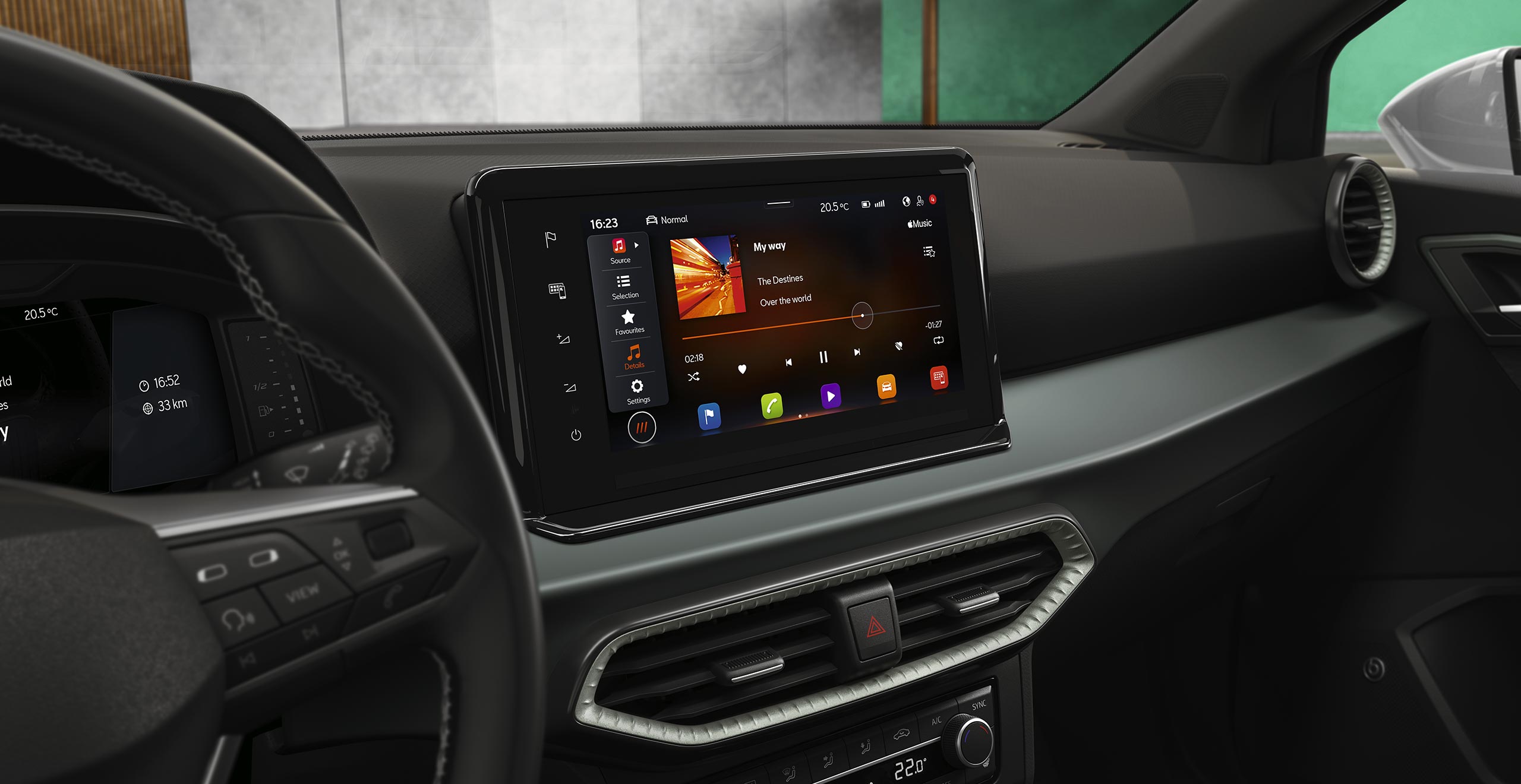 SEAT Arona xperience con Media System Plus con pantalla táctil de 9.2” 