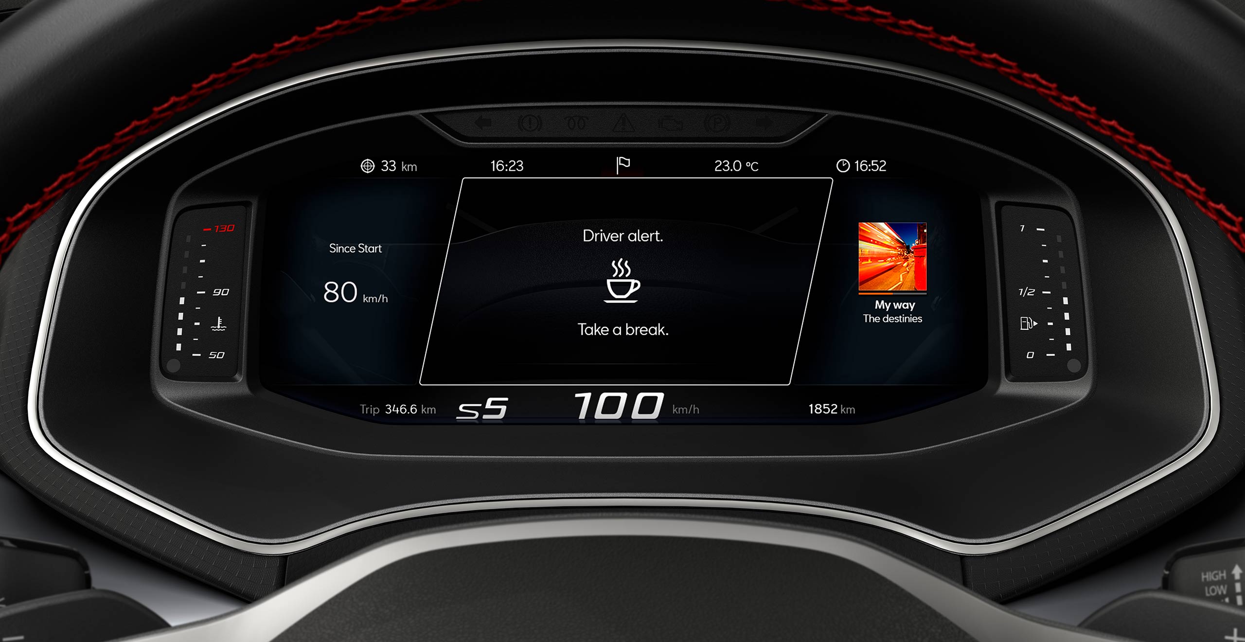 SEAT Ibiza FR con tablero digital y reconocimiento de cansancio