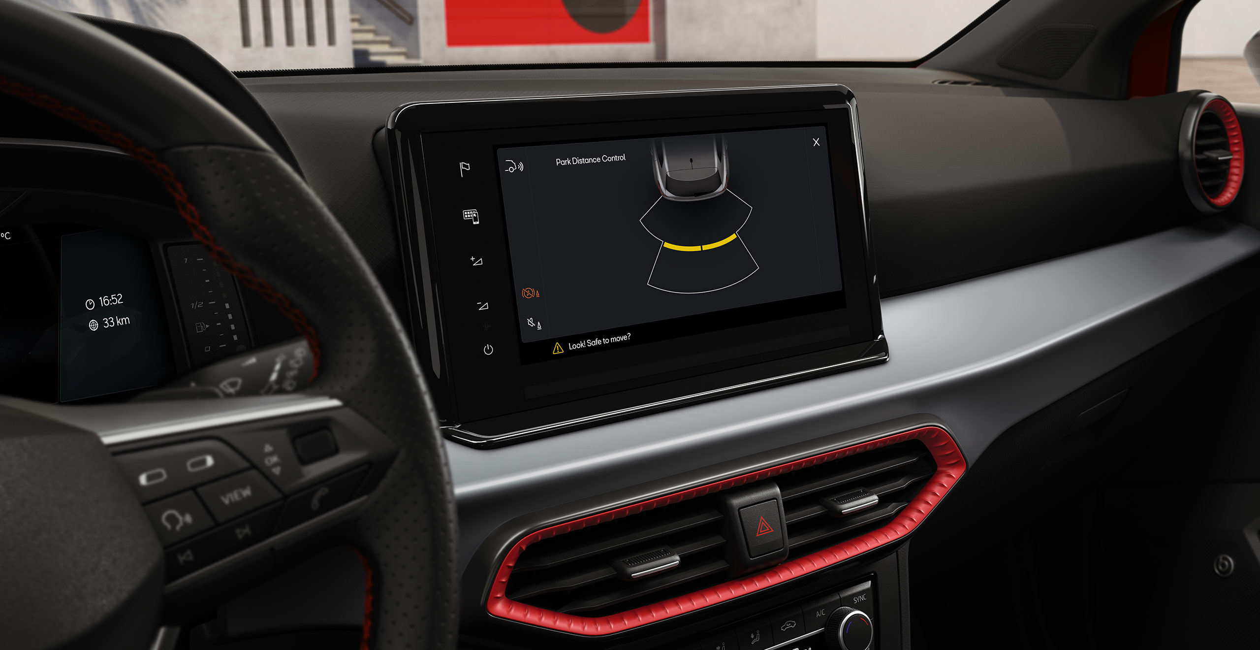 SEAT Ibiza FR con sensor de estacionamiento delantero y trasero