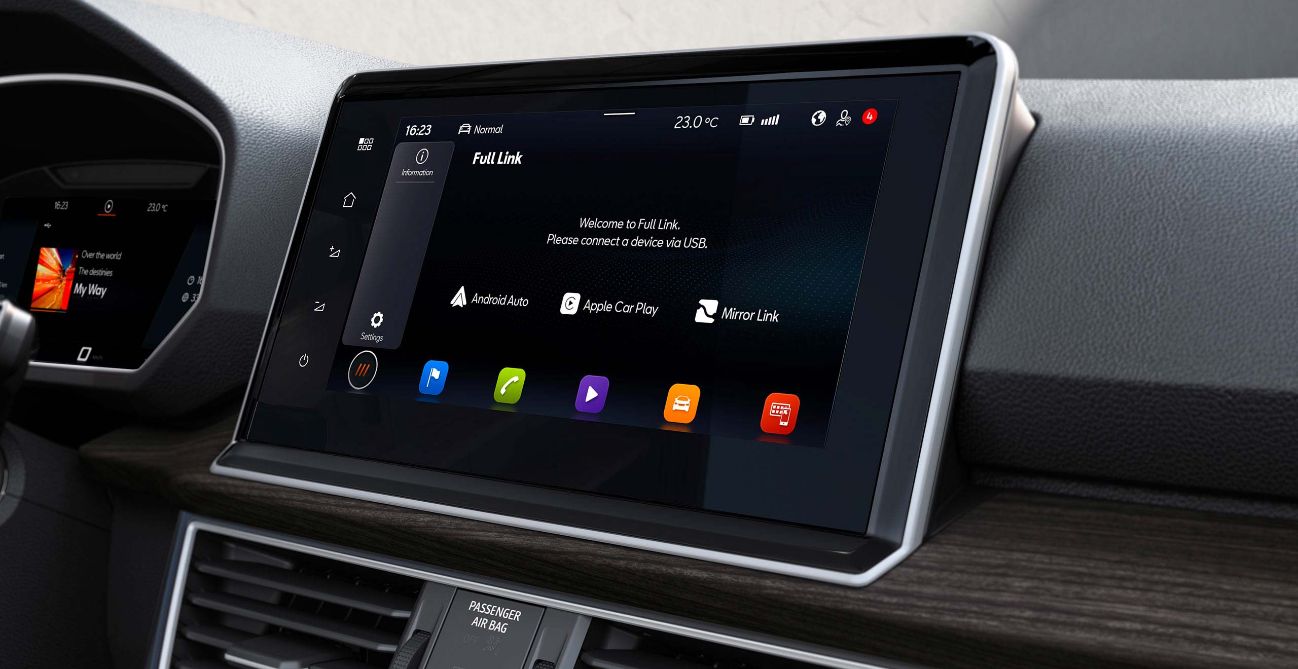 Nuevo SEAT Tarraco SUV con pantalla de 8 pulgadas con Full Link