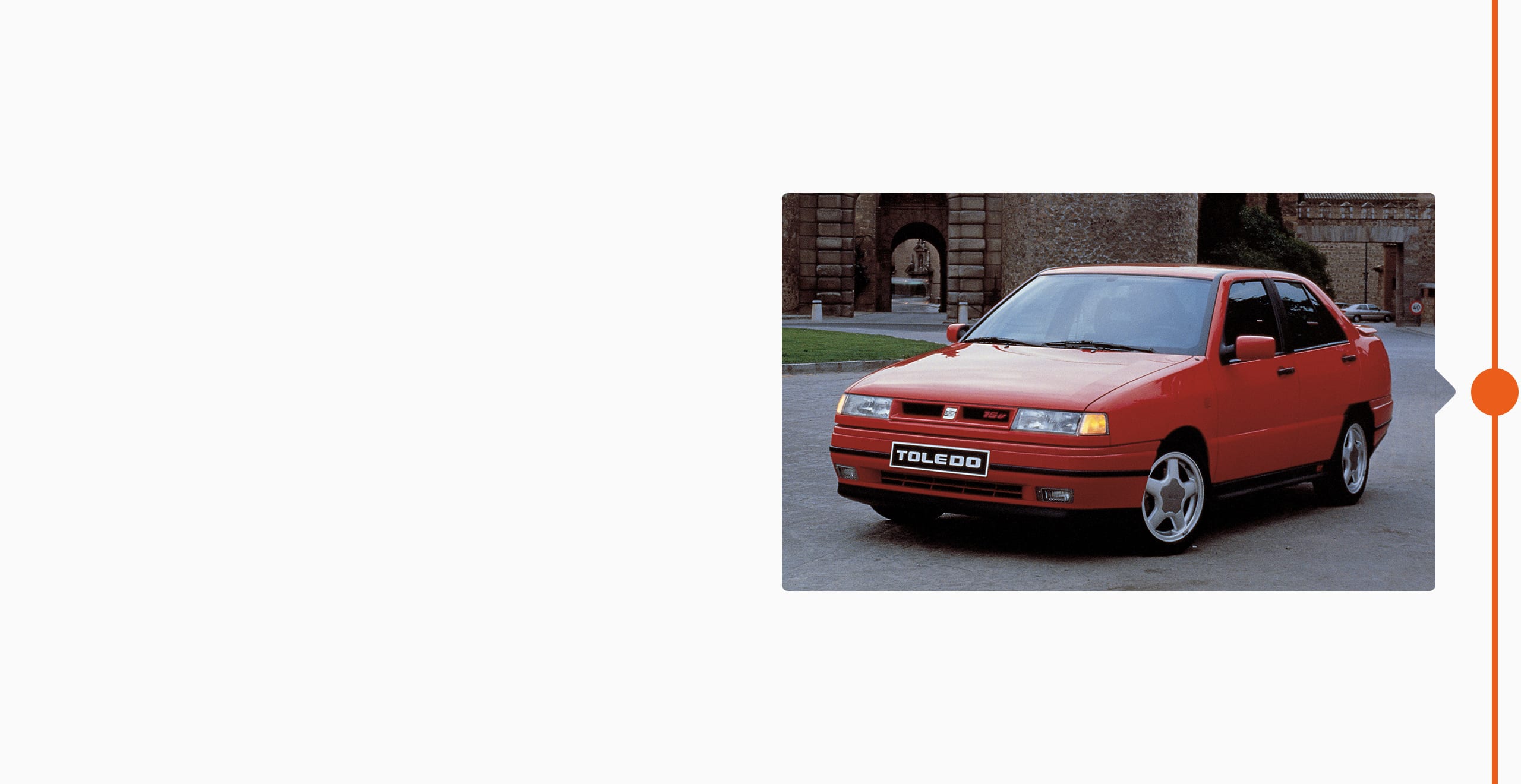SEAT historia de la marca 1991 - sedán sedán original SEAT Toledo
