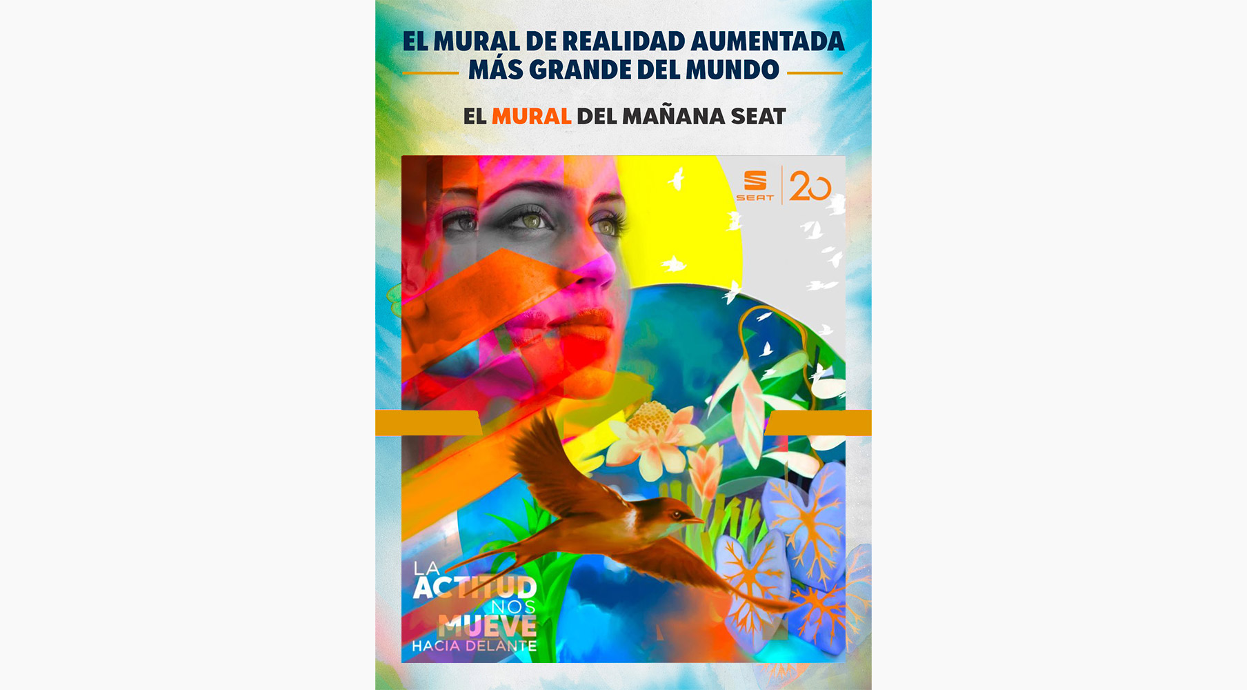Con esta expresión artística, SEAT México comparte la celebración de su 20 aniversario con todos sus fans.