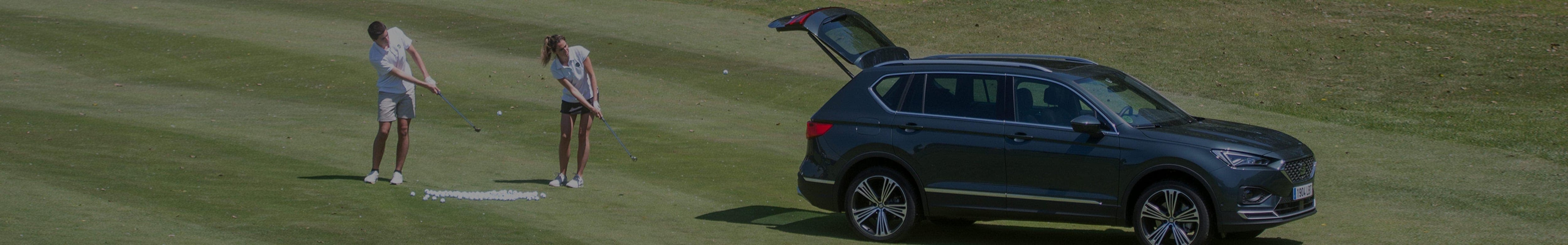 ¿Cuántas pelotas de golf caben en la cajuela de un Tarraco?