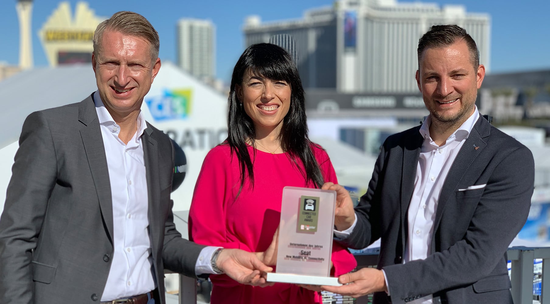 	El premio Connected Car se presentó en la feria CES 2020 en Las Vegas.
