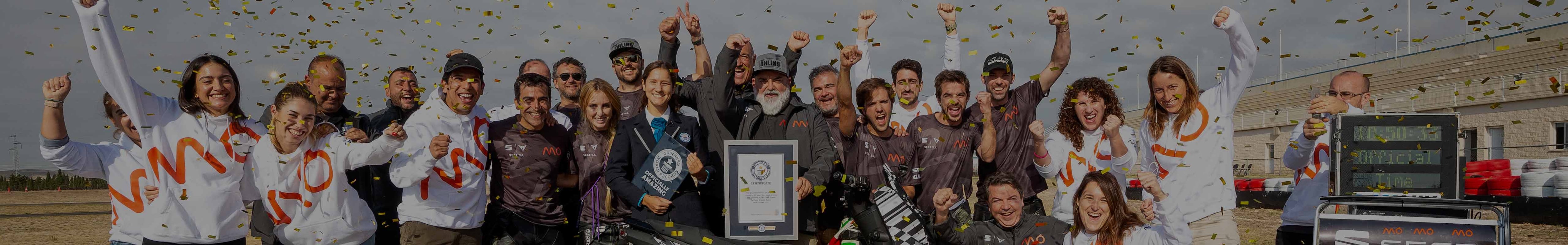 Éxito en el mayor reto de SEAT MÓ 125 Performance:  la moto eléctrica urbana logra dos títulos Guinness World Records™ en 48 horas