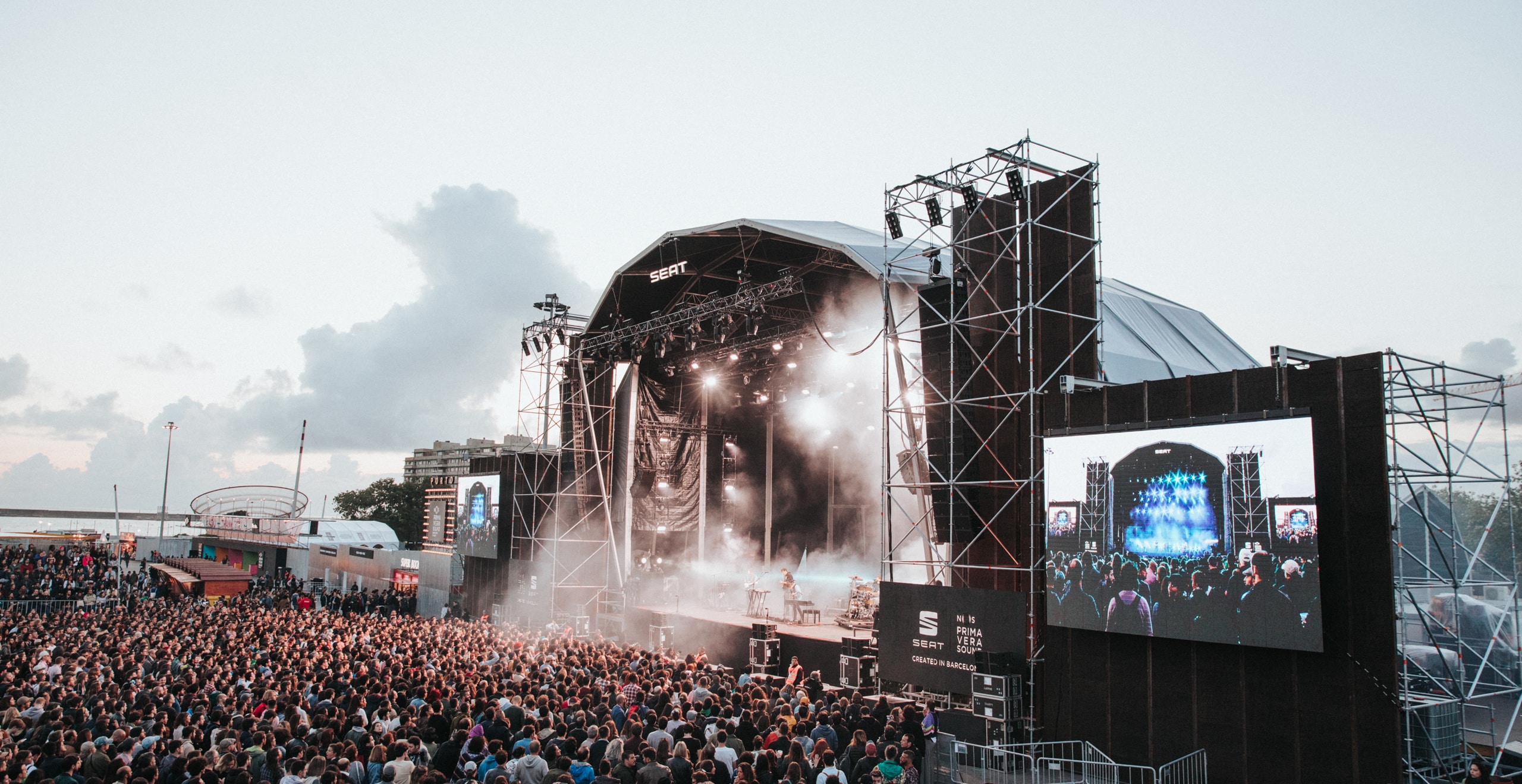 Escenario NOS Primavera Sound por SEAT