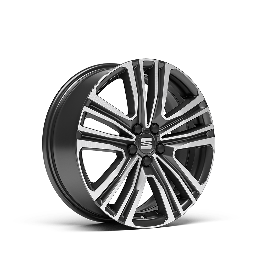 SEAT Arona con Rin de aluminio de 17” con acabado maquinado