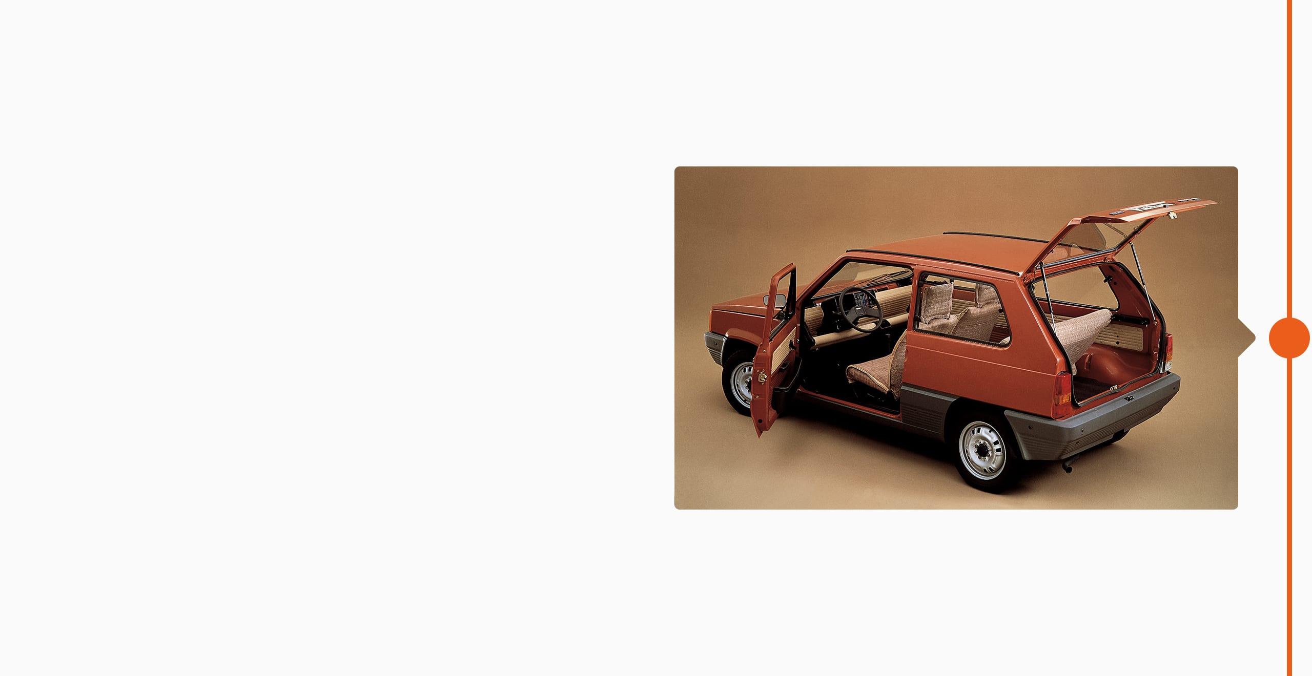 SEAT historia de la marca 1980 - SEAT Panda hatchback car